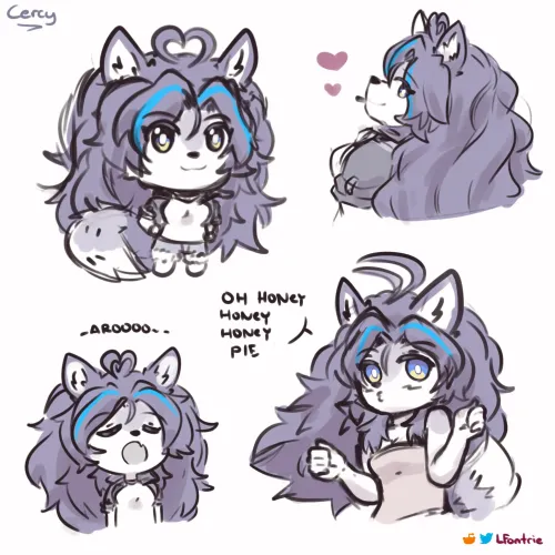 Thumbnail Admire LFontrie's Cercy Sketch Post: OC and Art On Display