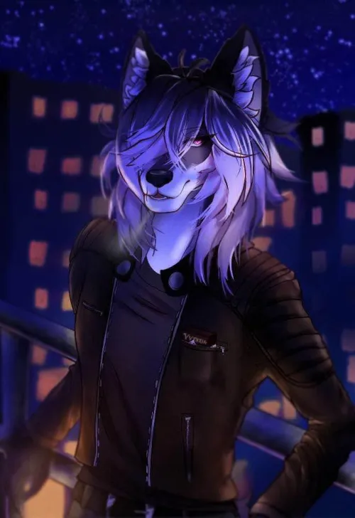 Thumbnail Yvenxia's 'Late Night Breeze': A Furry Tale Unfolds