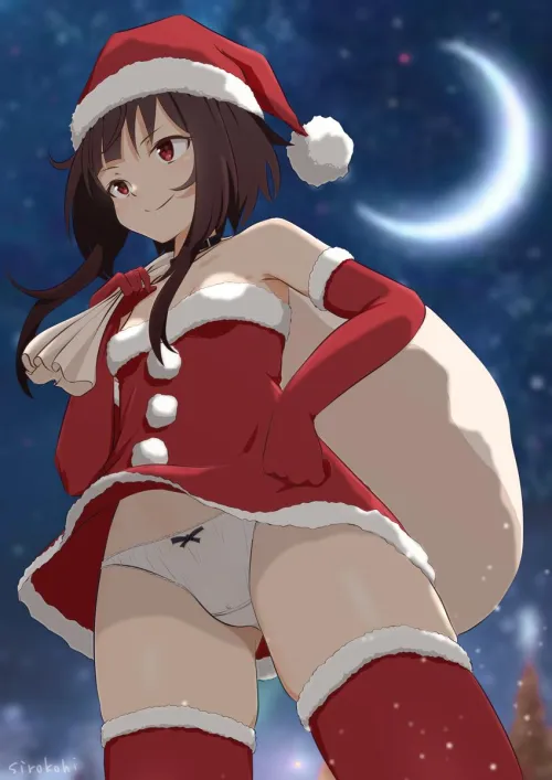 Thumbnail Delve into the World of 'Santa Megumin Konosuba' by A_MASSIVE_PERVERT pantsu