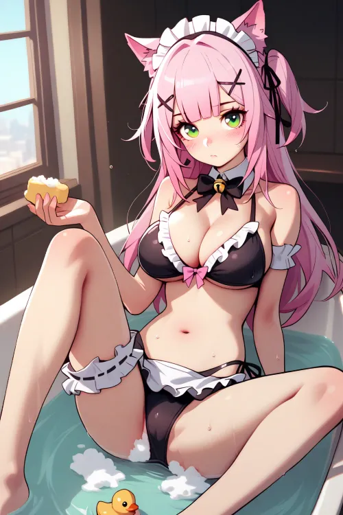 Thumbnail Cats & Baths: Exploring Cute Scenarios with Nekomimi Characters