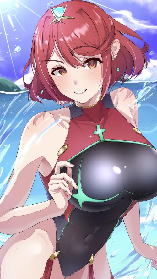 Thumbnail A_MASSIVE_PERVERT Explores Pyra Xenoblade's Allure in AnimeBodysuits