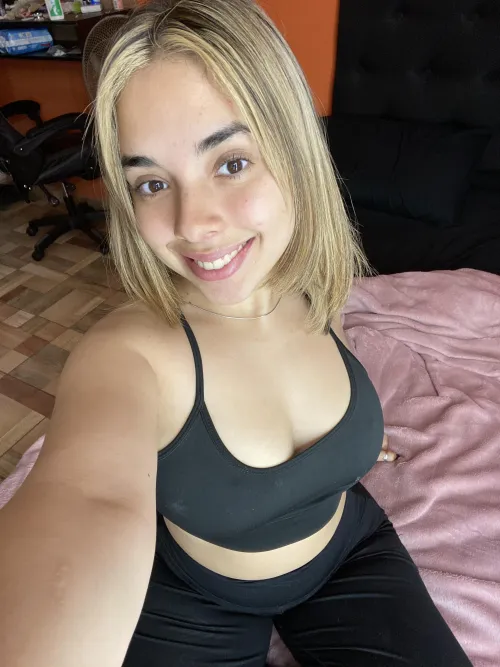 Thumbnail Showcasing the Latest Addition to My Wardrobe: A New Crop Top | bustygirl05