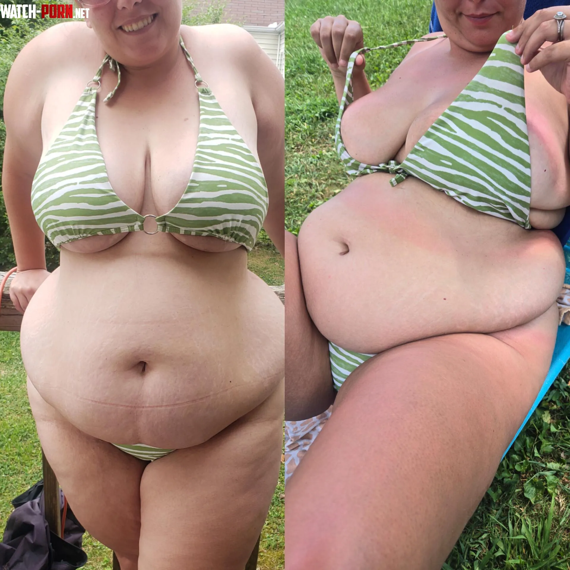 Same bikini one summer apart  by abigailgray256
