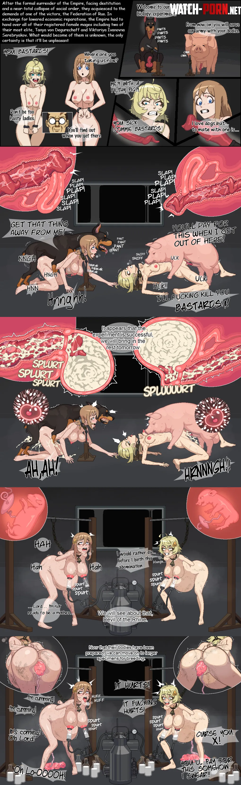 Dog and pig slaves blackguard by Hungryhippos2024