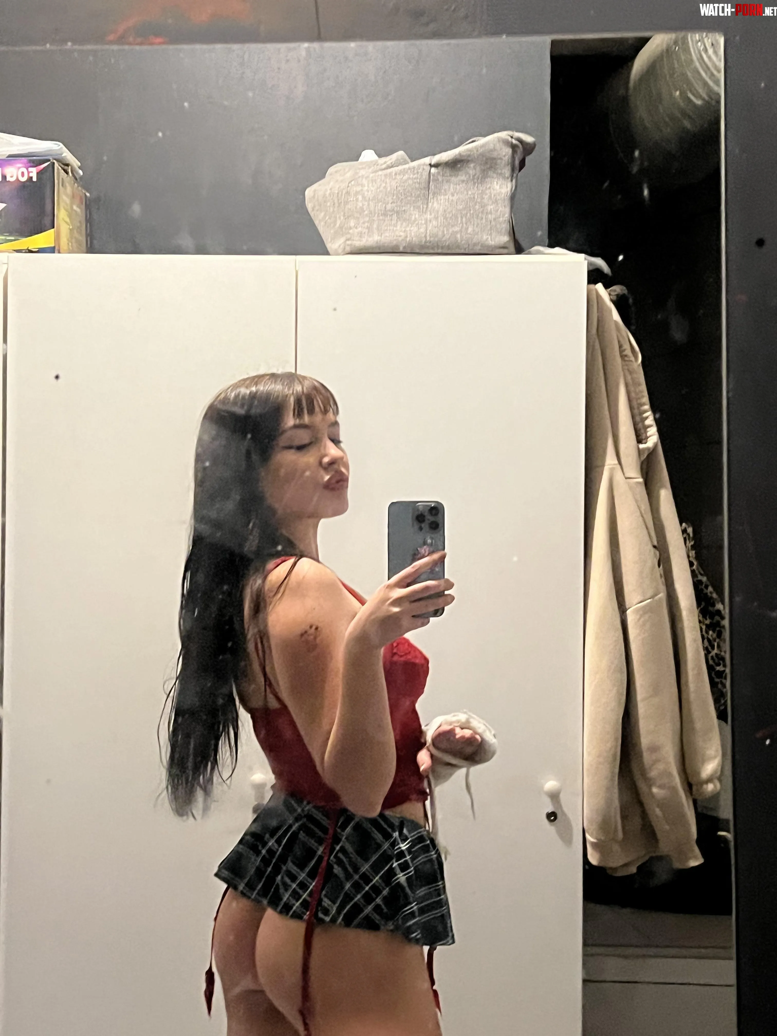 hope my skirt isnt too long by jizzbaby