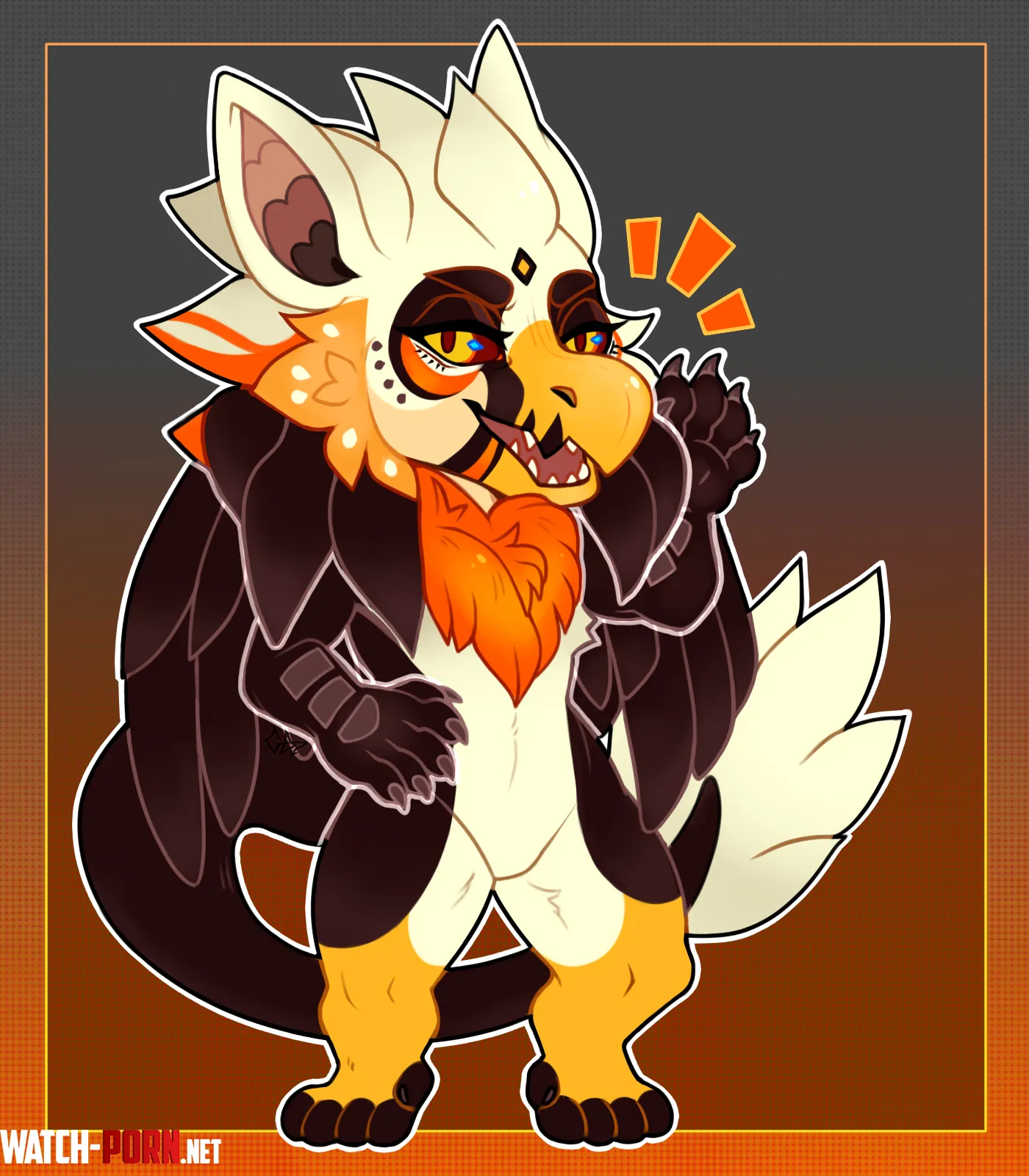Autumn Griffin Character DemoWolfe from TH  Artwork GreaserDemon  by GreaserDemon