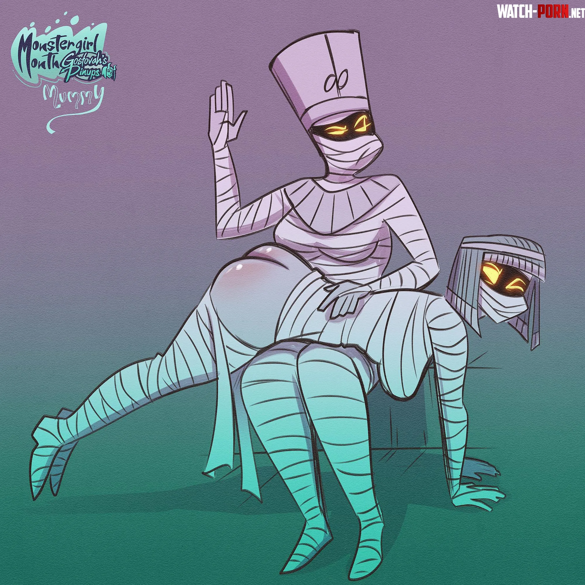 Monstergirl Month Day 13  Mummy by Dathngra