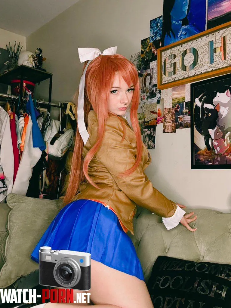 Monika DDLC by Self  by angelicluna111