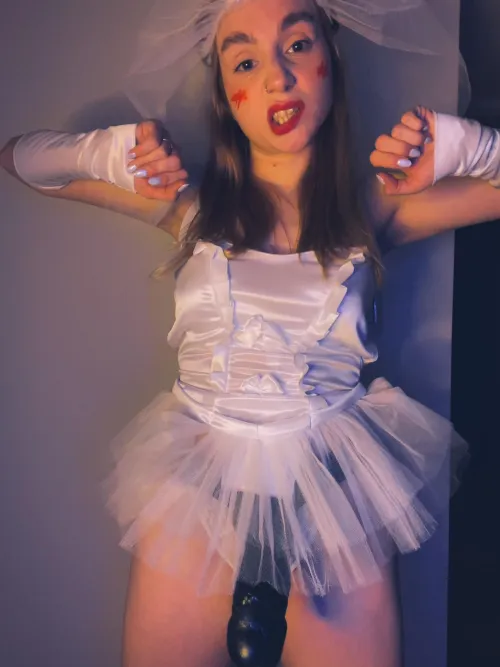 Thumbnail AGUSX_'s Tempting Halloween Party Invitation | girlswearingstrapons