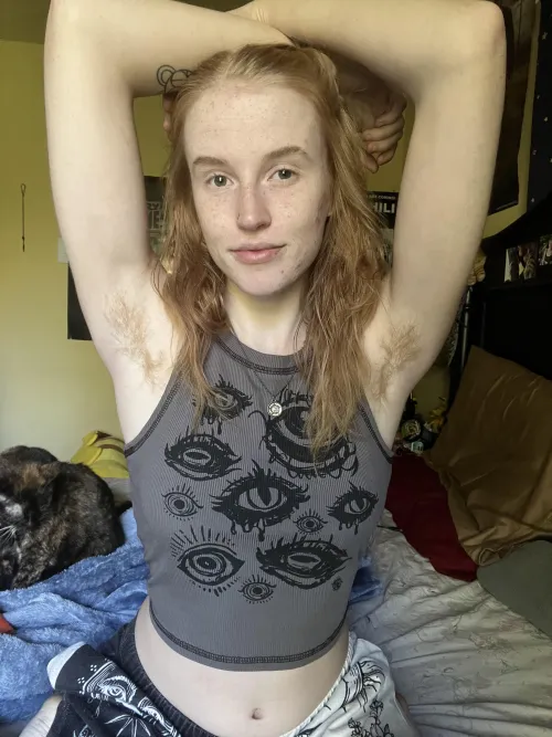 Thumbnail Hairy and Happy Armpits by PaytenPeachy | ArmpitFetish Category