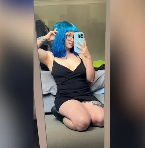 Thumbnail Jacked and Pretty Girl with Neon Hair by AndieHart98
