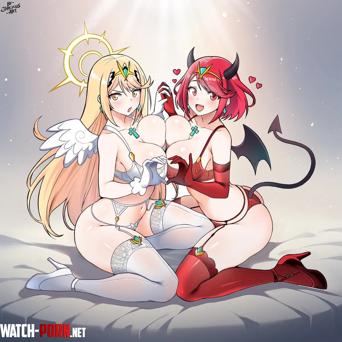 Angel and Devil by CrazyyDiana