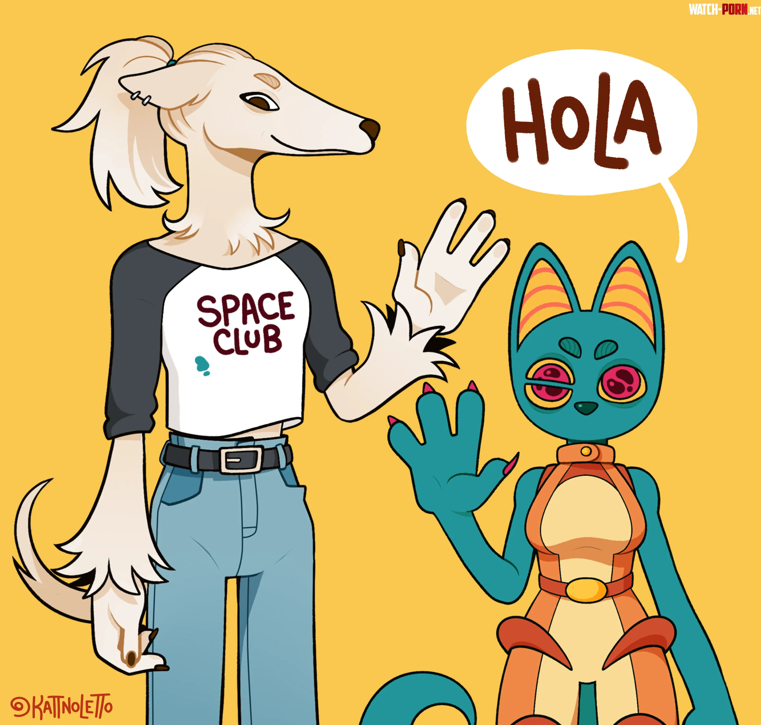 Redesign of my OCs Delta and Kilo What do you think by Kattnoletto