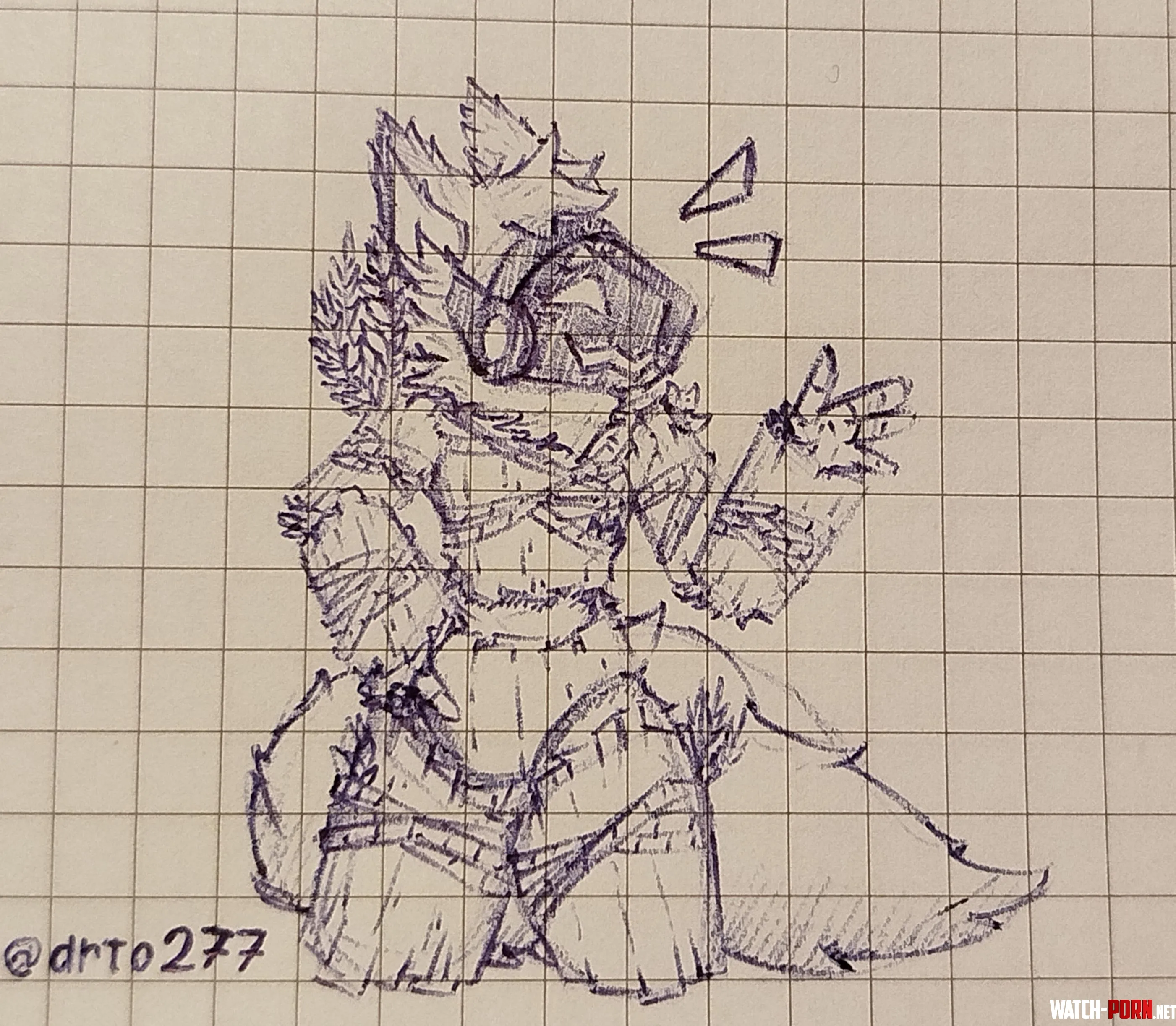Just drawn a protogen at first time by arto227