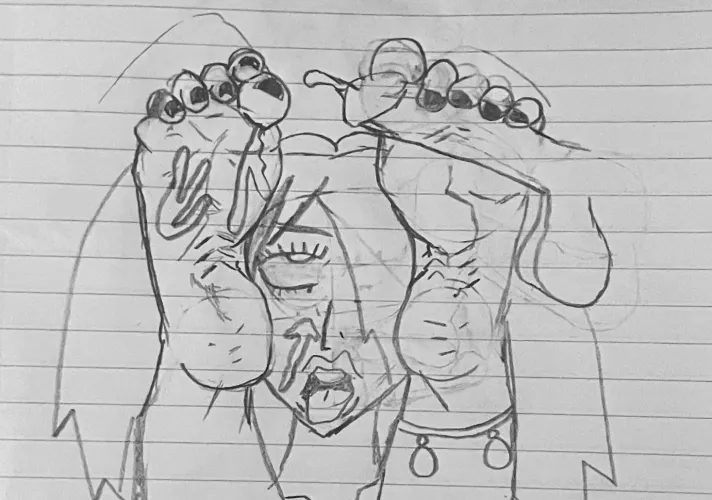 Thumbnail carsnning Sketches FJ OC with Sensual Appeal in Rule34feet