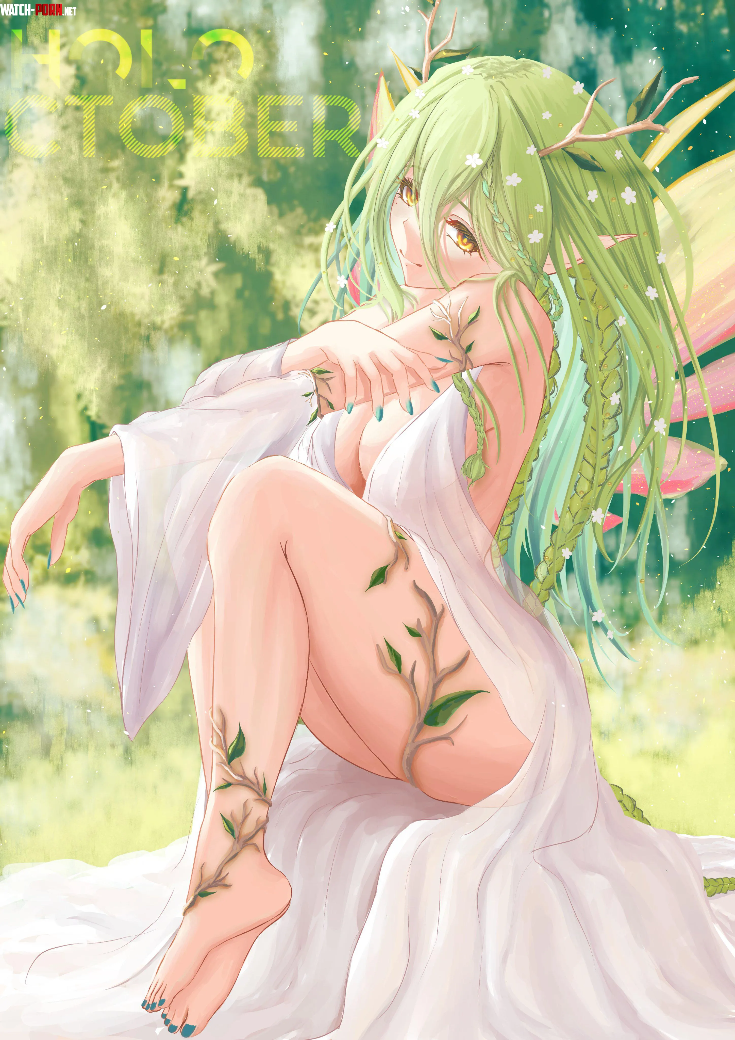 Fairy Fauna Hololive by A_MASSIVE_PERVERT