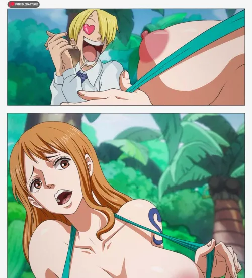 Thumbnail Adventure Awaits with Nami and Sanji in lyumus by kiwigreenn