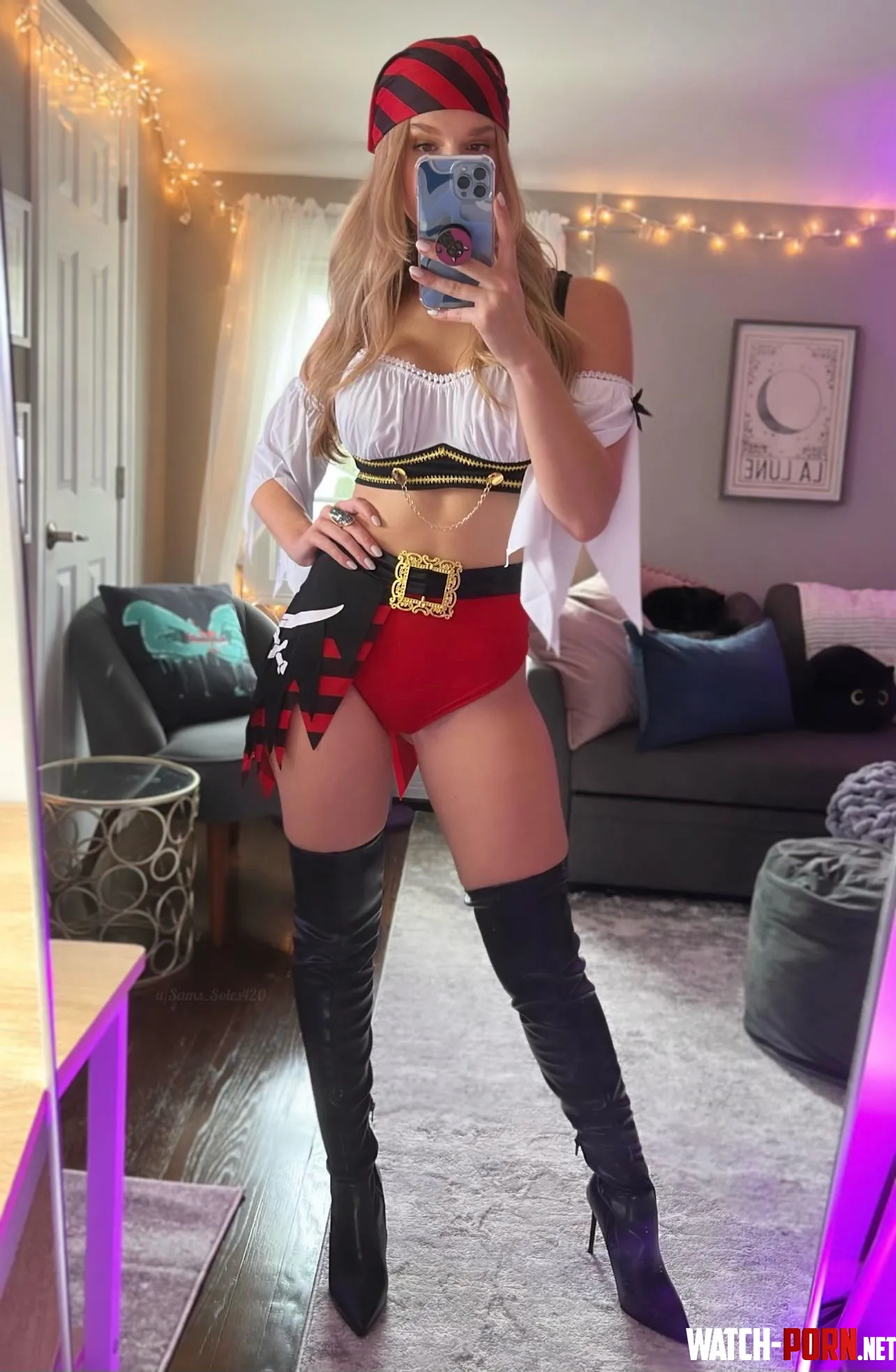 The sexiest thigh high leather boots  by Sams_Soles420