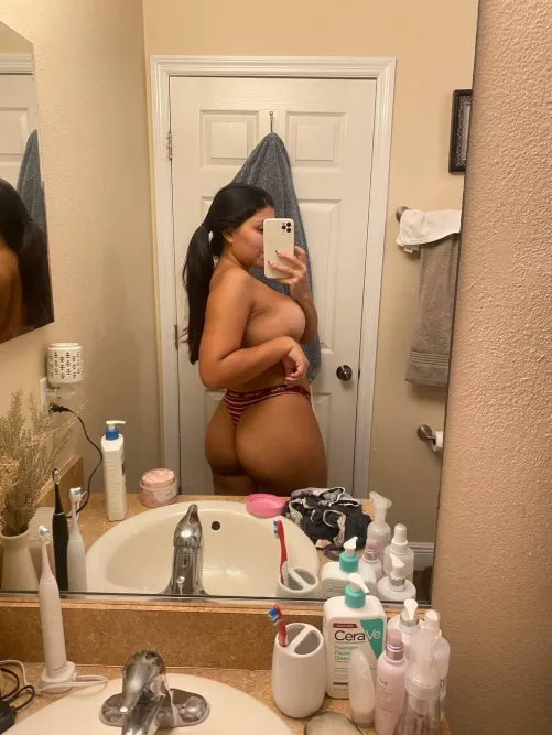 Thumbnail Cheeky Request: A Playful MirrorSelfie by BeckySugarLips