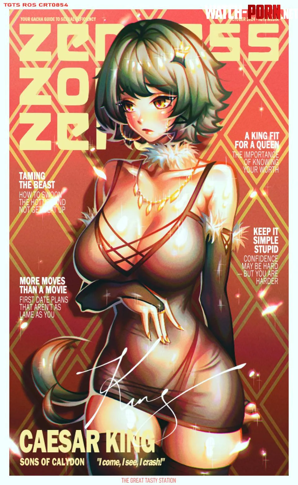CAESAR KING PIN UP by THE GREAT TASTY STATION from ZENLESS ZONE ZERO by thegreattastystation