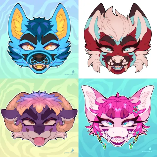 Thumbnail A Collection of Symmetry Icons by Teeganblu | Furry Category