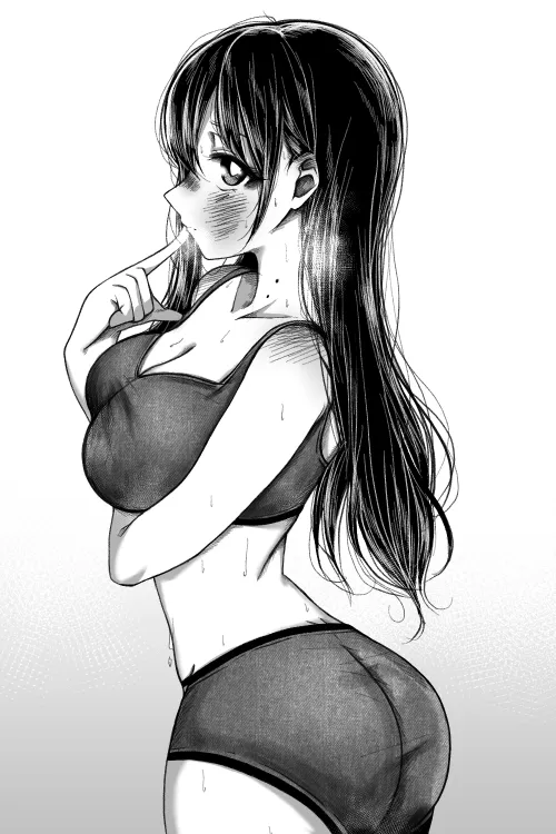 Thumbnail Embrace Csxc's Anna Yamada Drenched in Sweat: Sports Bra and Panties Ecchi Experience