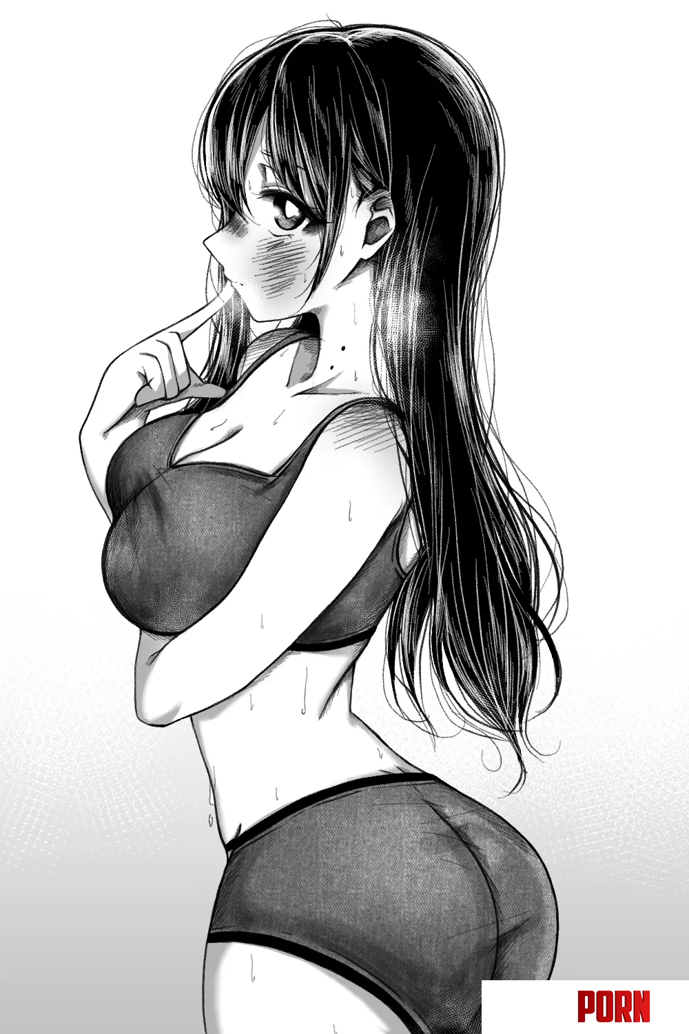 Anna Yamada Sweating In Her Sports Bra And Panties  by Csxc