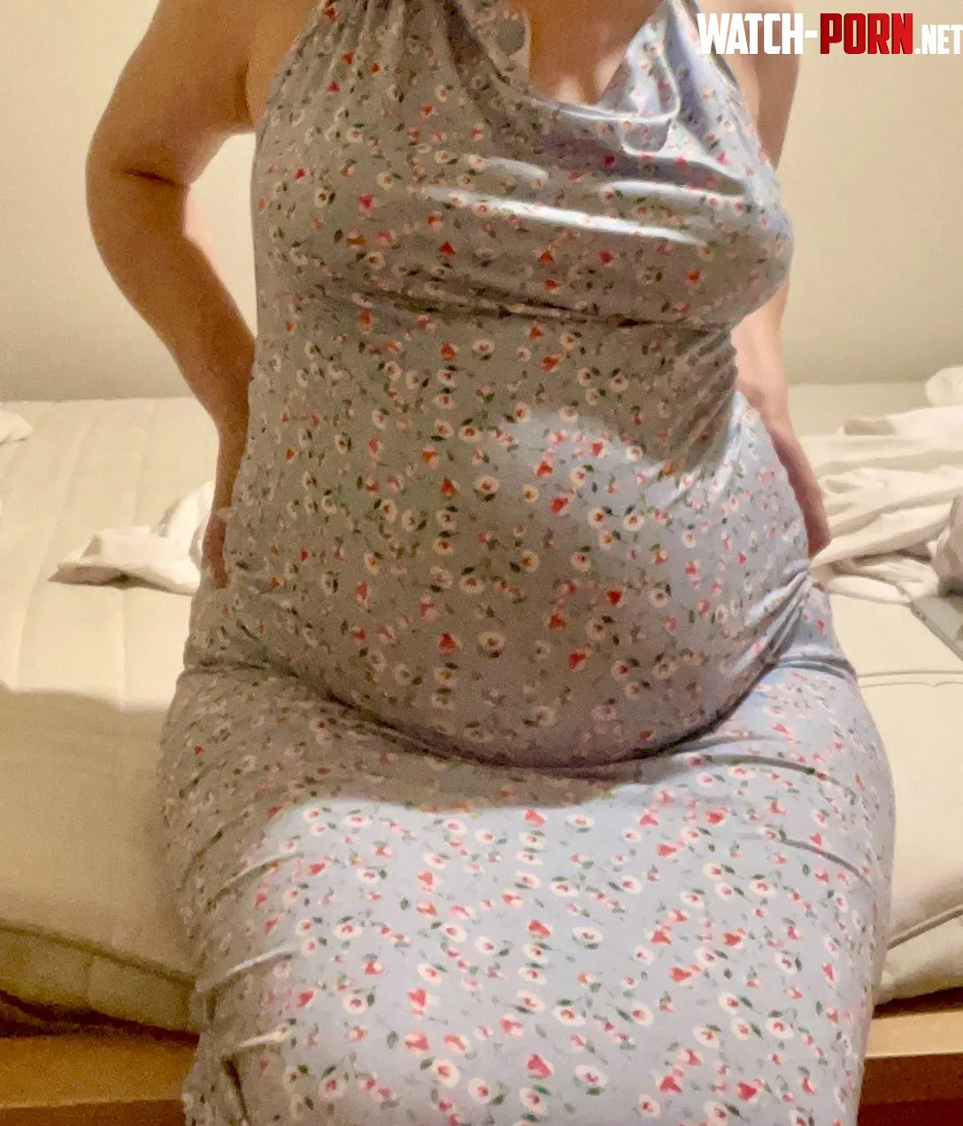 My belly is getting heavier by the day  by FatteningPrincess