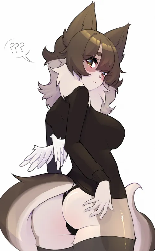 Thumbnail She's Pretending like She Doesn't See You F Art by Me Takkunaki in Yiff Category