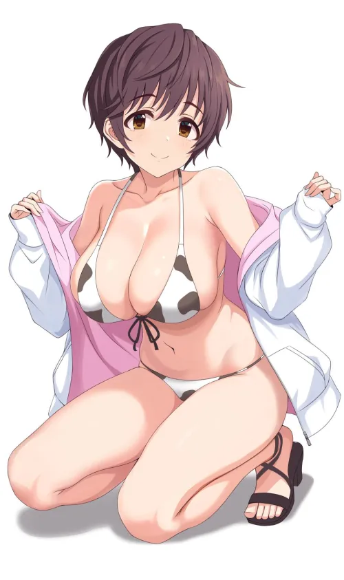 Thumbnail Discover Cow Bikini Shizuku Idolmaster by A_MASSIVE_PERVERT | thick_hentai