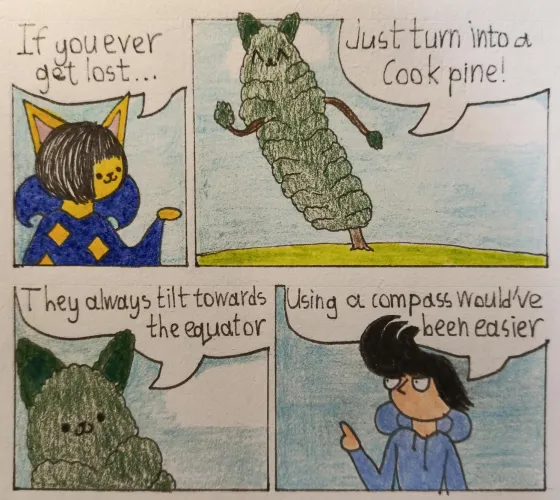 Thumbnail Cook Pine Art by MrMoor2007 | furry