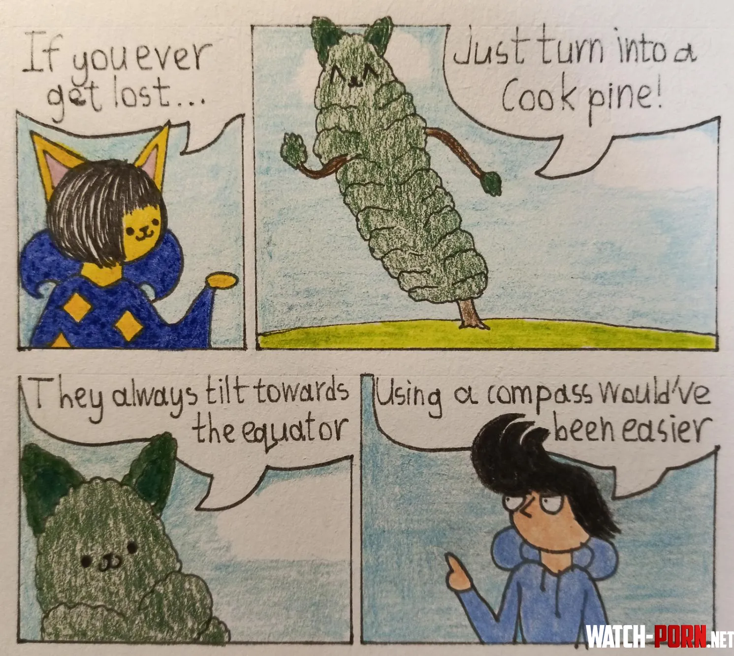 Cook pine art by me  by MrMoor2007