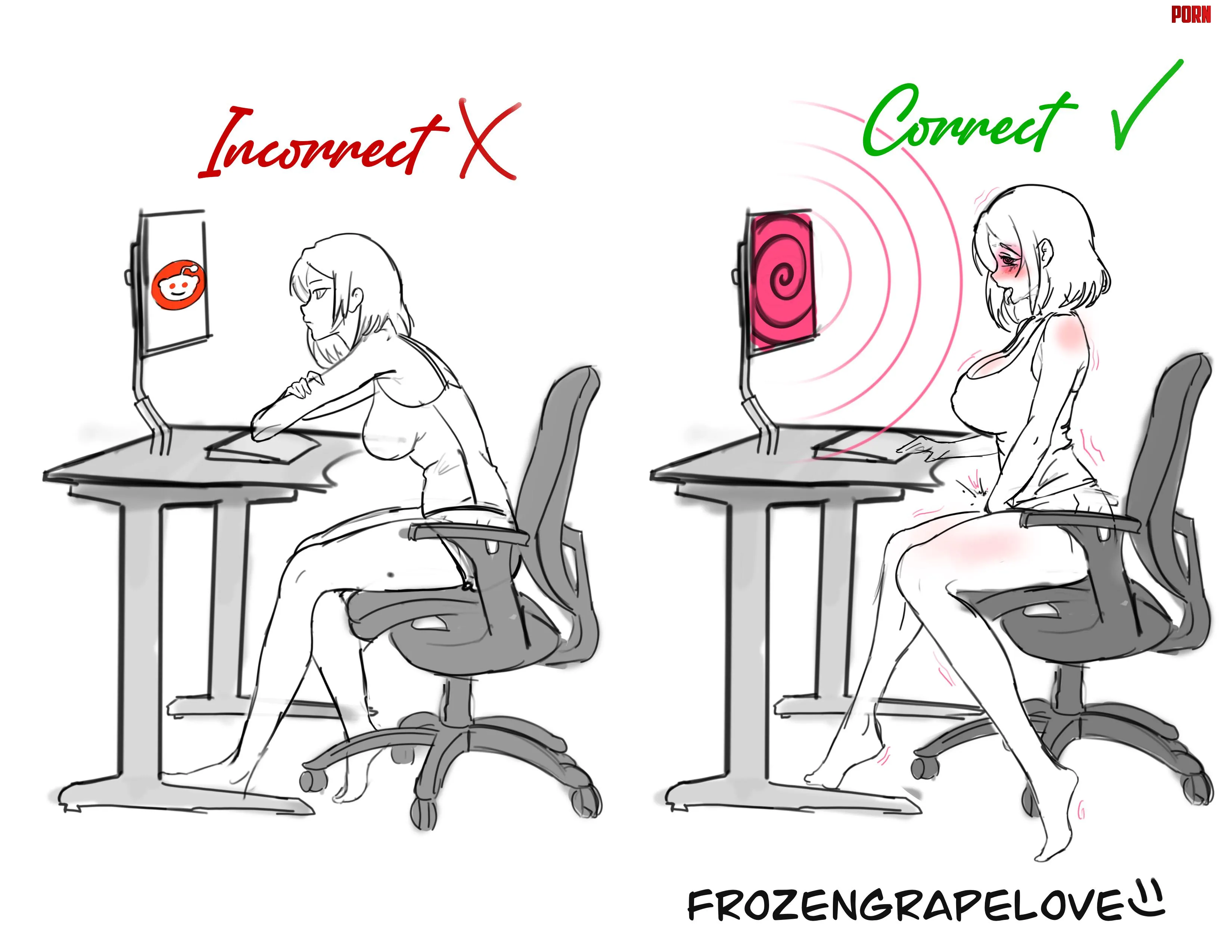 Instructions on proper screen usage OC FrozenGrapeLove by frozen_grape_love