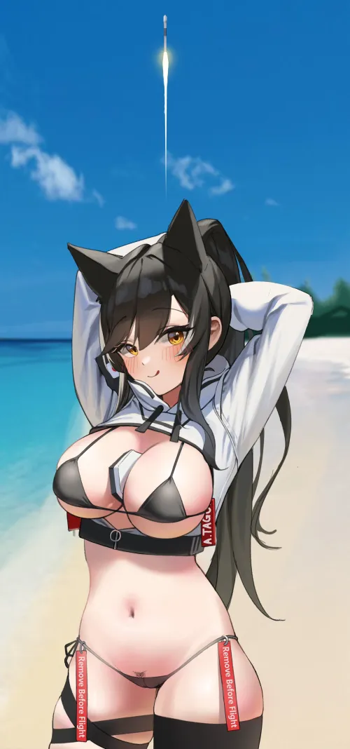 Thumbnail Sensual Portrait: Azur Lane's Atago | Ecchi by Rbv3zina