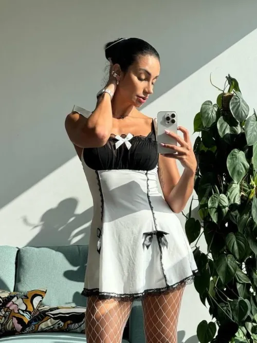 Thumbnail PlayfulDreamGirl Flaunts: The cute dress that turns heads for tightdresses fans