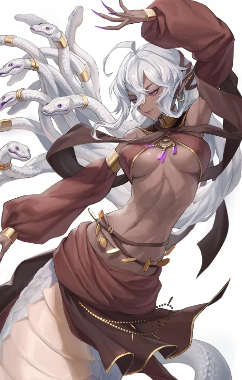 Thumbnail Exploring the Originality of Dancer Medusa by Zewen_Senpai in MonsterGirl Realm