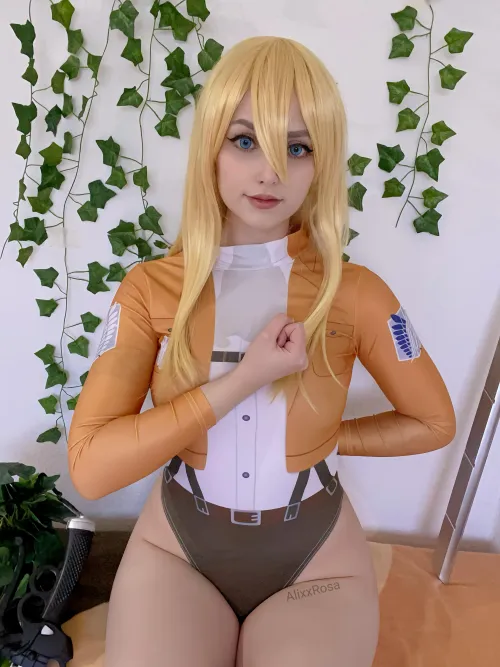 Thumbnail Historia's Seduction: AlixxRosa's Attack on Titan Cosplay
