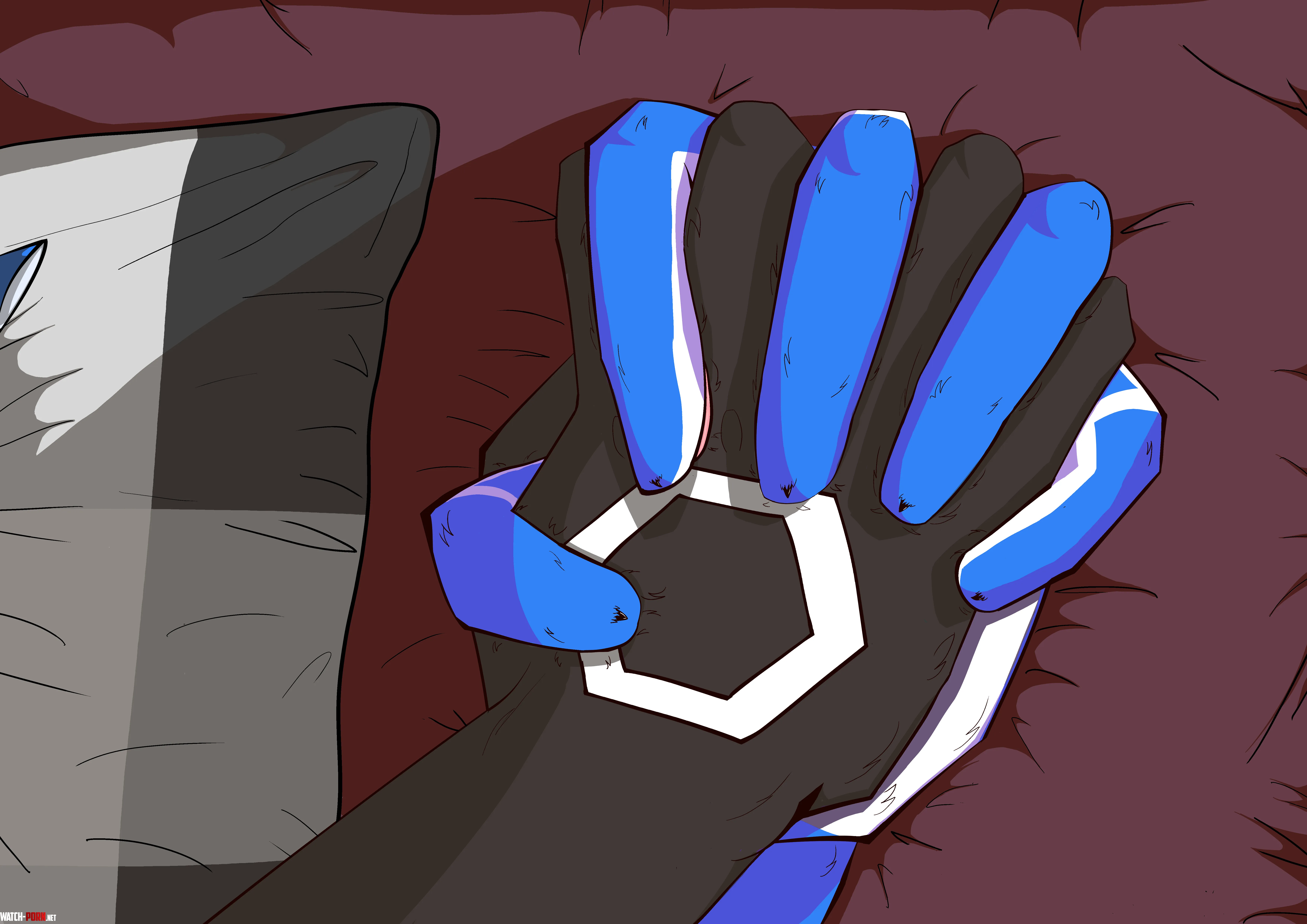 The most unholy of actions Hand holding Art by me Admiralhuzky by Admiral-huzky
