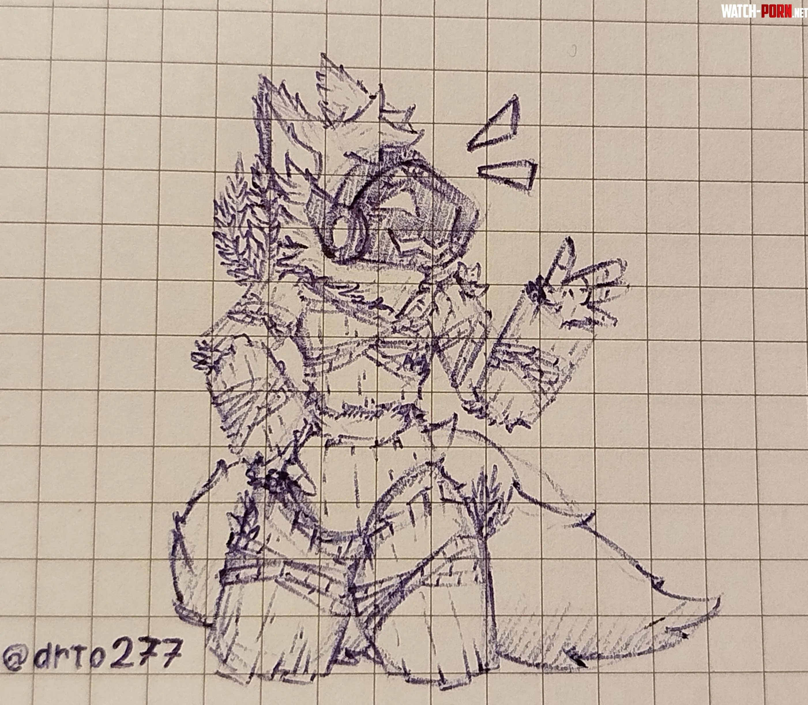 Just drawn a protogen at first time by arto227