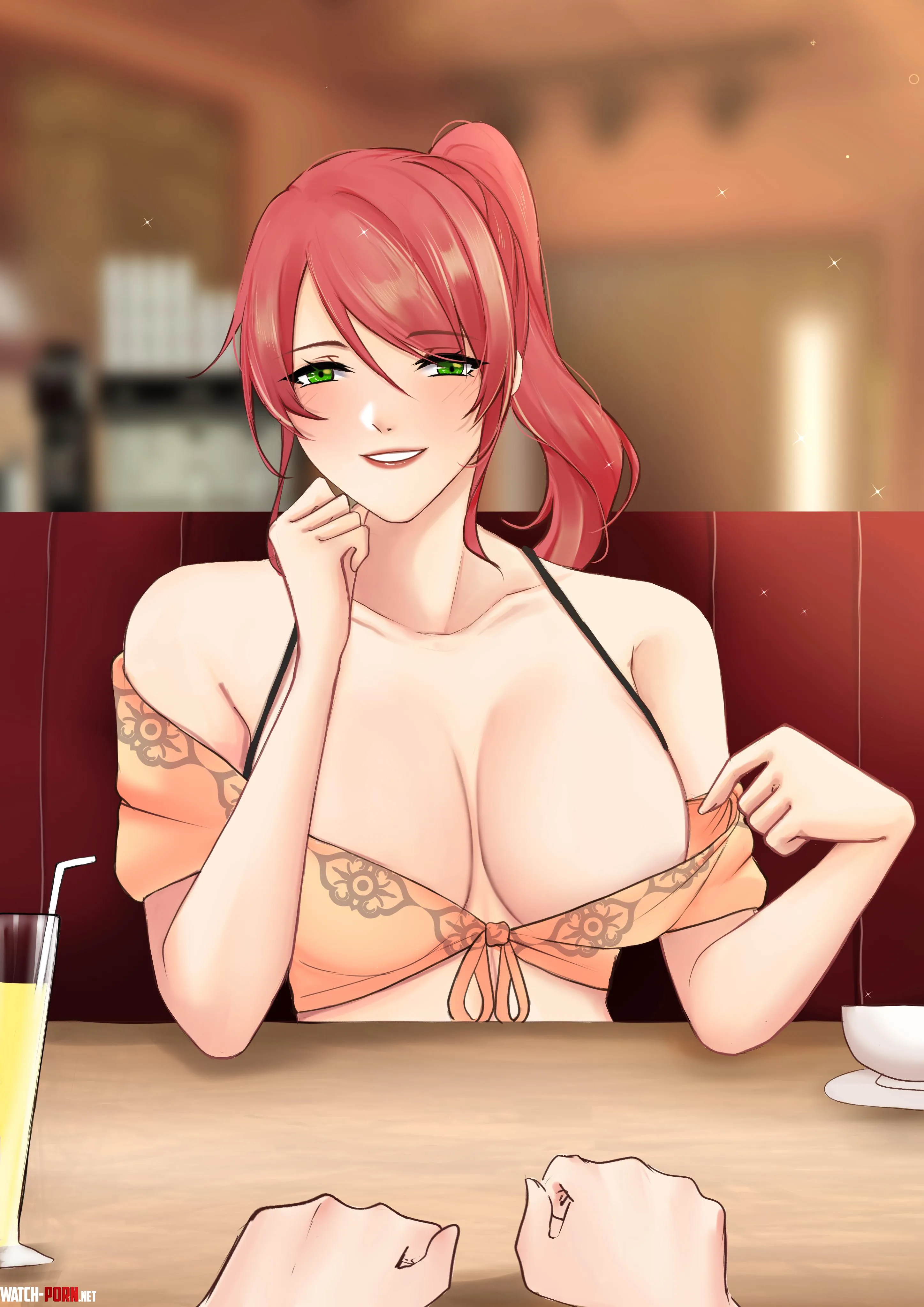 Pyrrha wants to leave the restaurant DayAn rwby by darkrobbe1