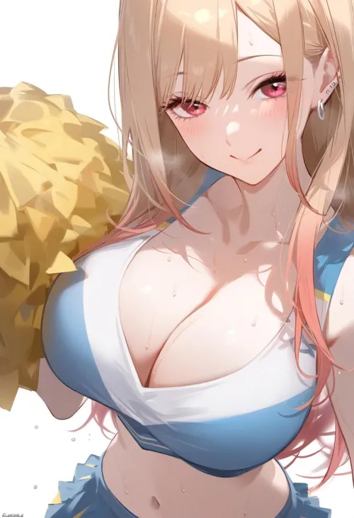 Thumbnail Cheerleader Marin Kitagawa - A Stunning OppaiLove Model by CheetahSperm18