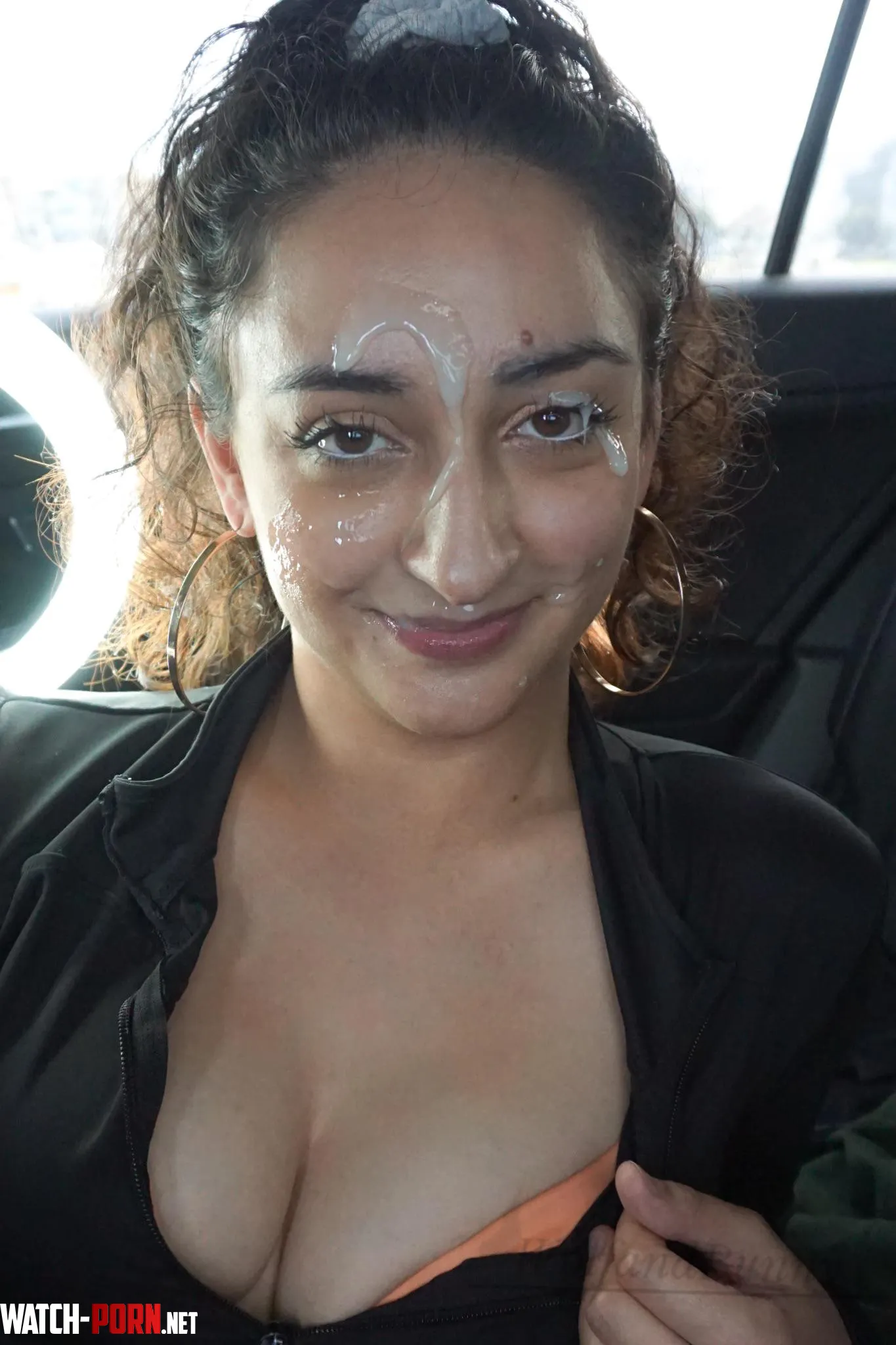 Oops Ended up with cum on my face you know how much fun I like to have  by wolfandbunny2019