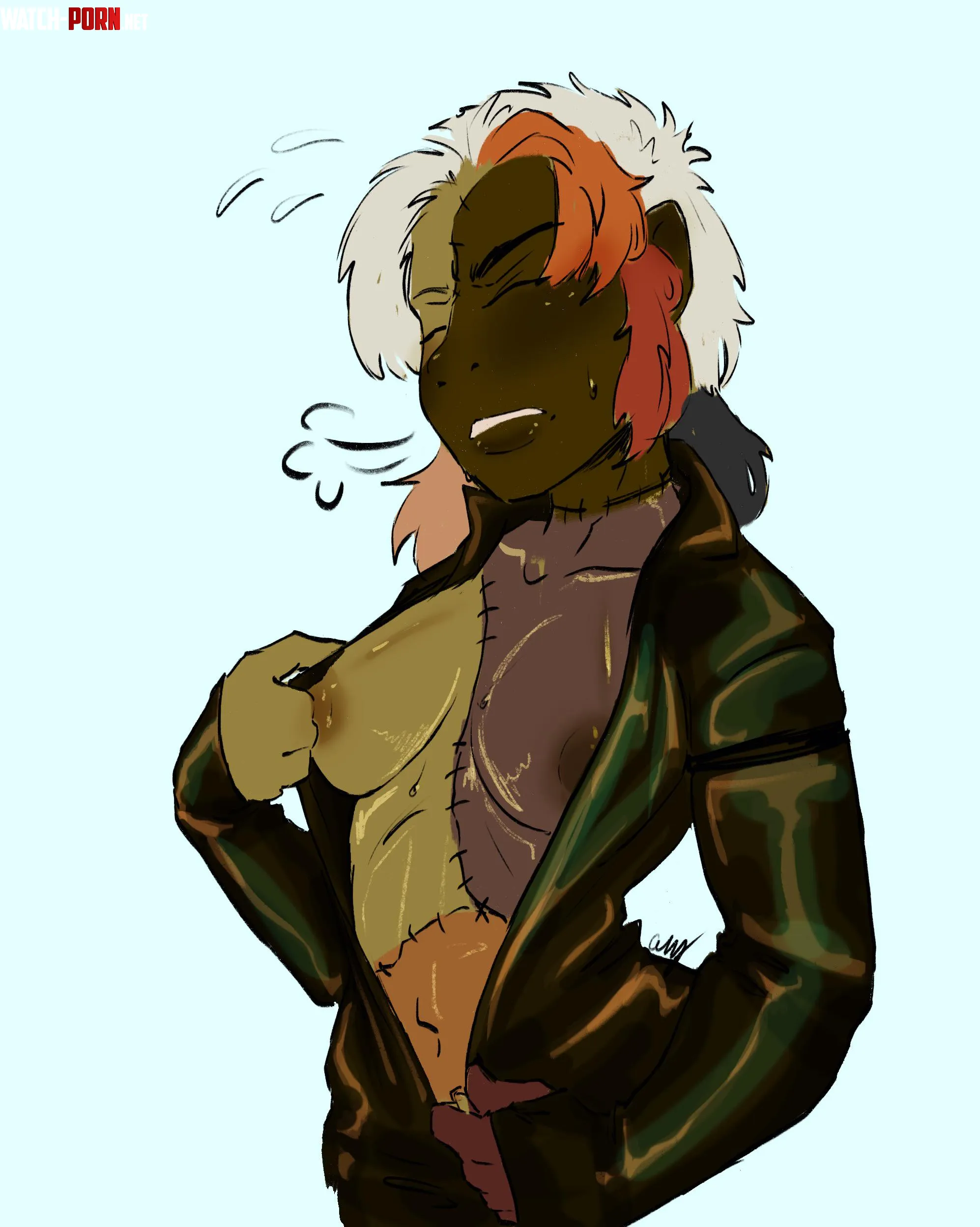 Kinktober day 18  Leatherlatex by Cookie_Munch_19