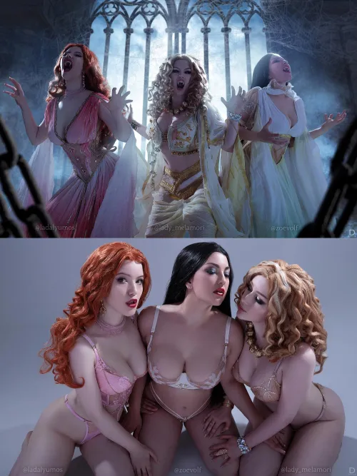 Thumbnail LadaLyumos' Dracula's Brides Ensemble: A Collaboration of Elegance