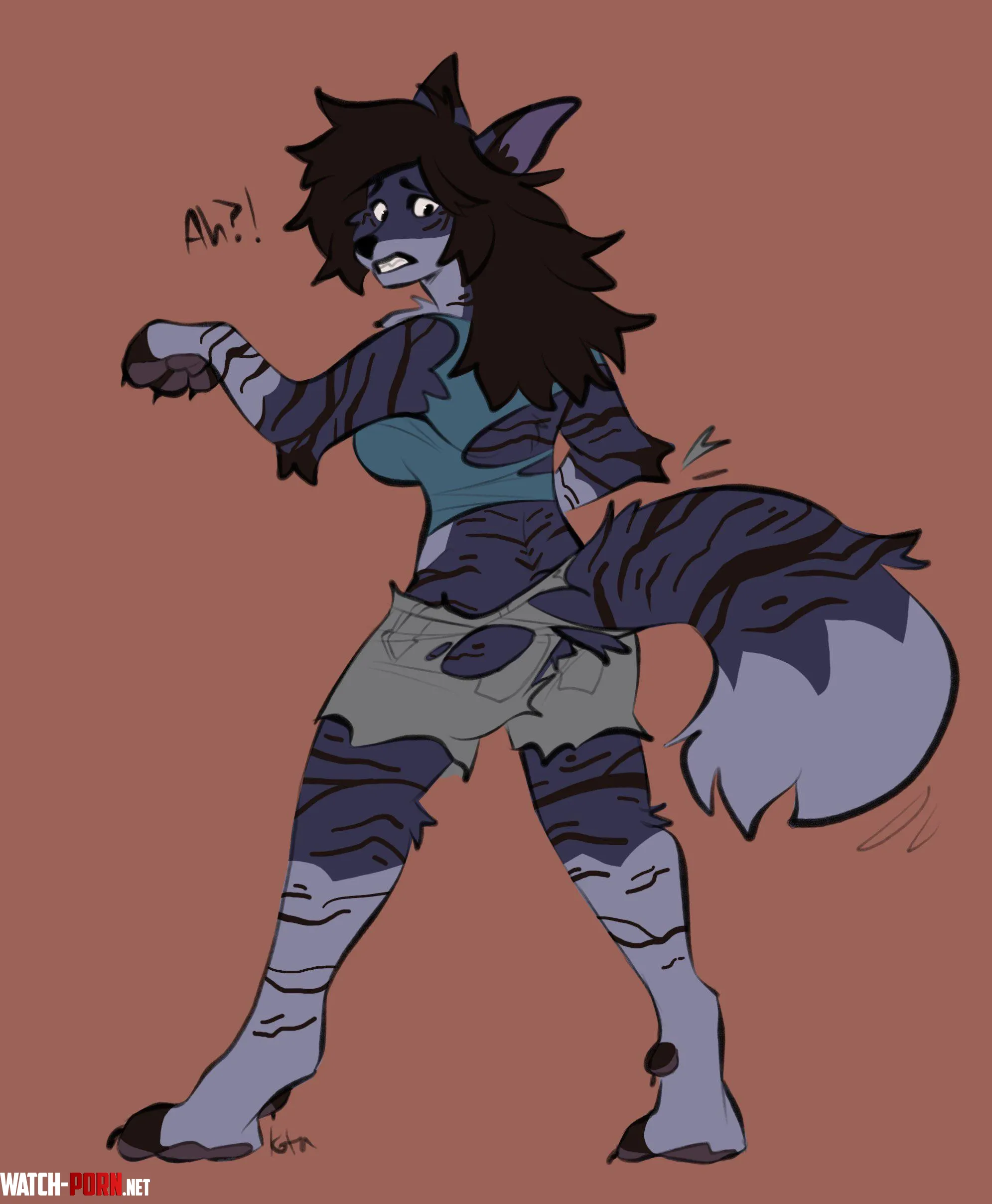 Tail burst  kotacat4 by Waxcessma