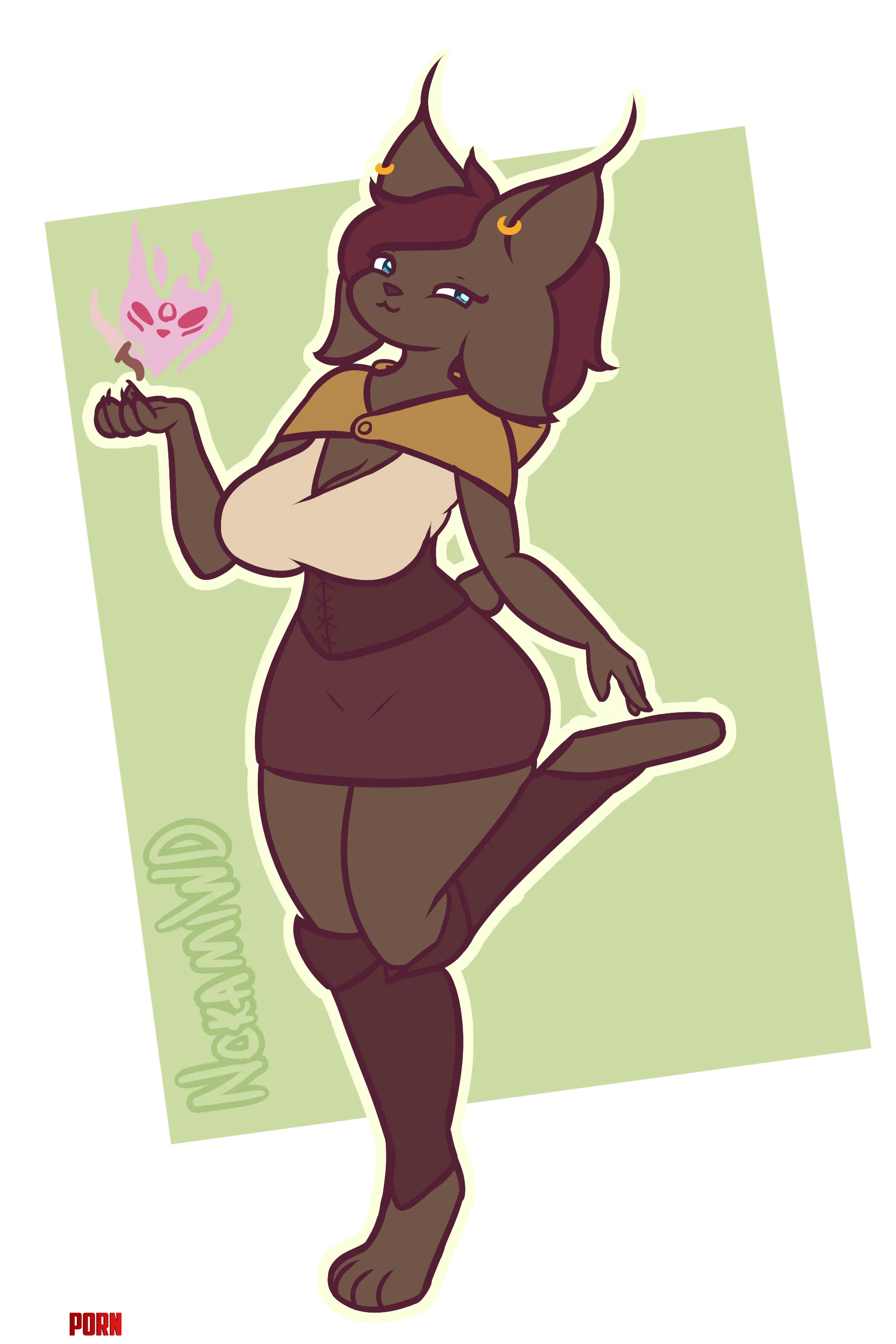A TTRPG Character I made NokamiWD by Nokami_wolfdog