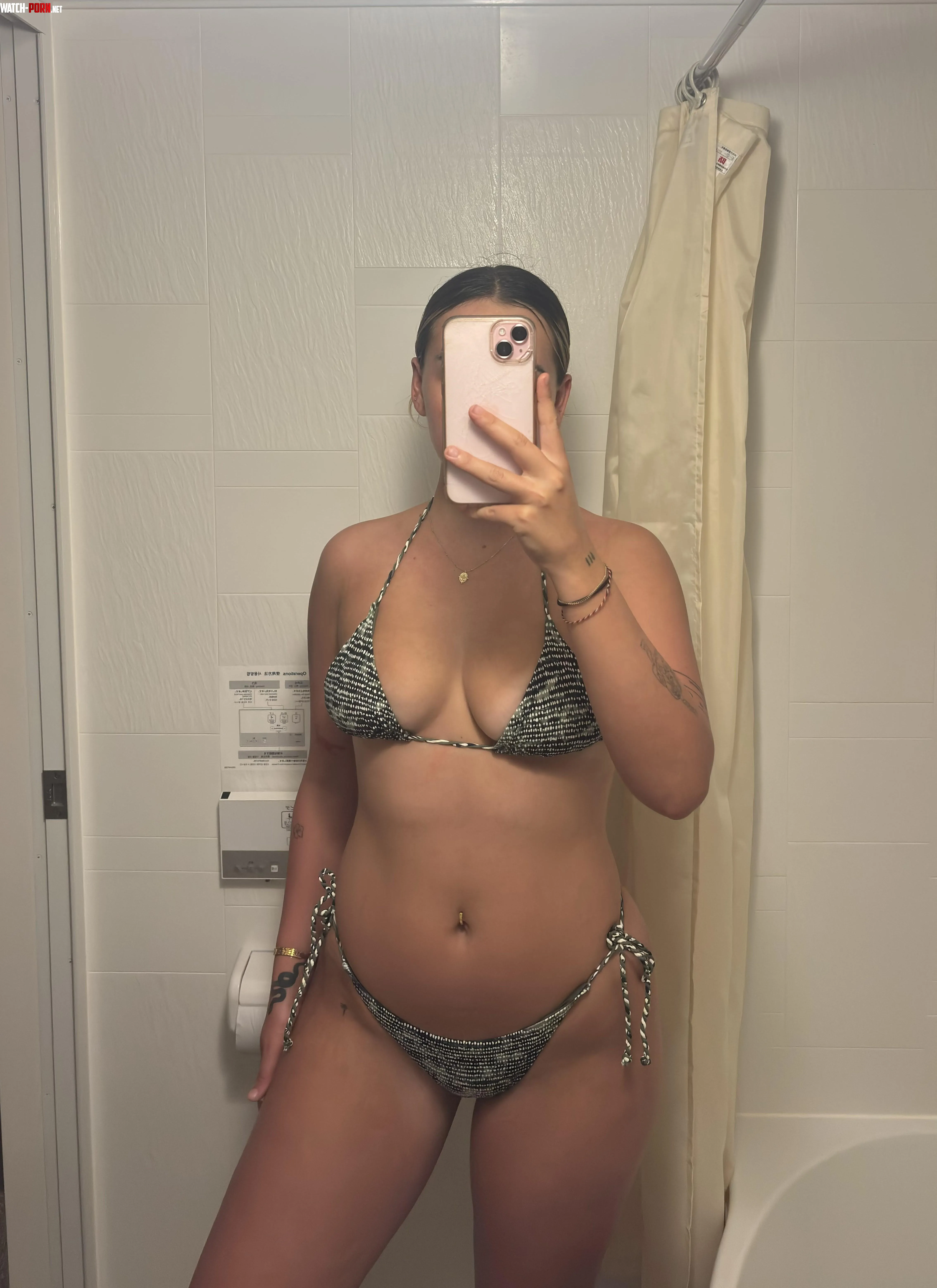 Flexing my new set of bikinis by Due-Description-3472
