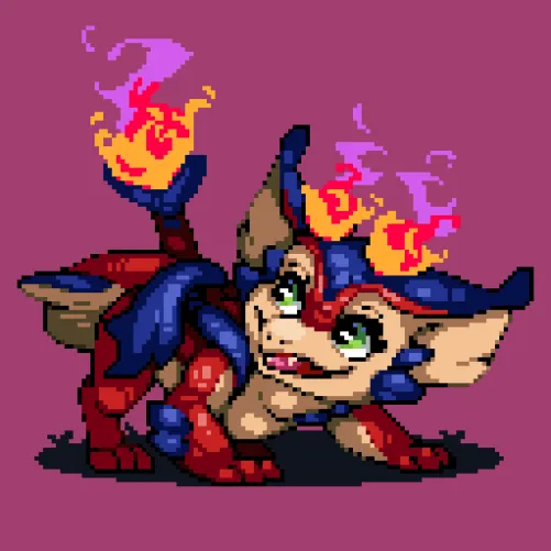 Thumbnail Enter the Furry Realm with the Enigmatic Smolder by iusca