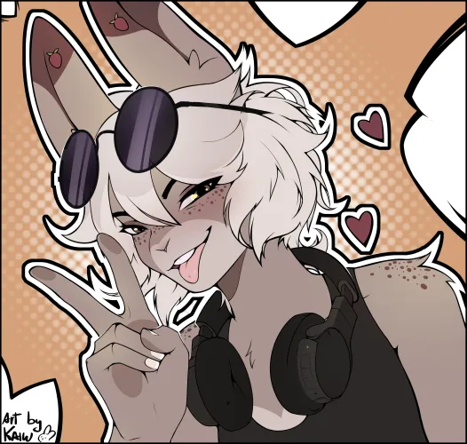 Thumbnail Admire Kaiwhero's Artistic Furry Creations of a Pretty Bunny Boy