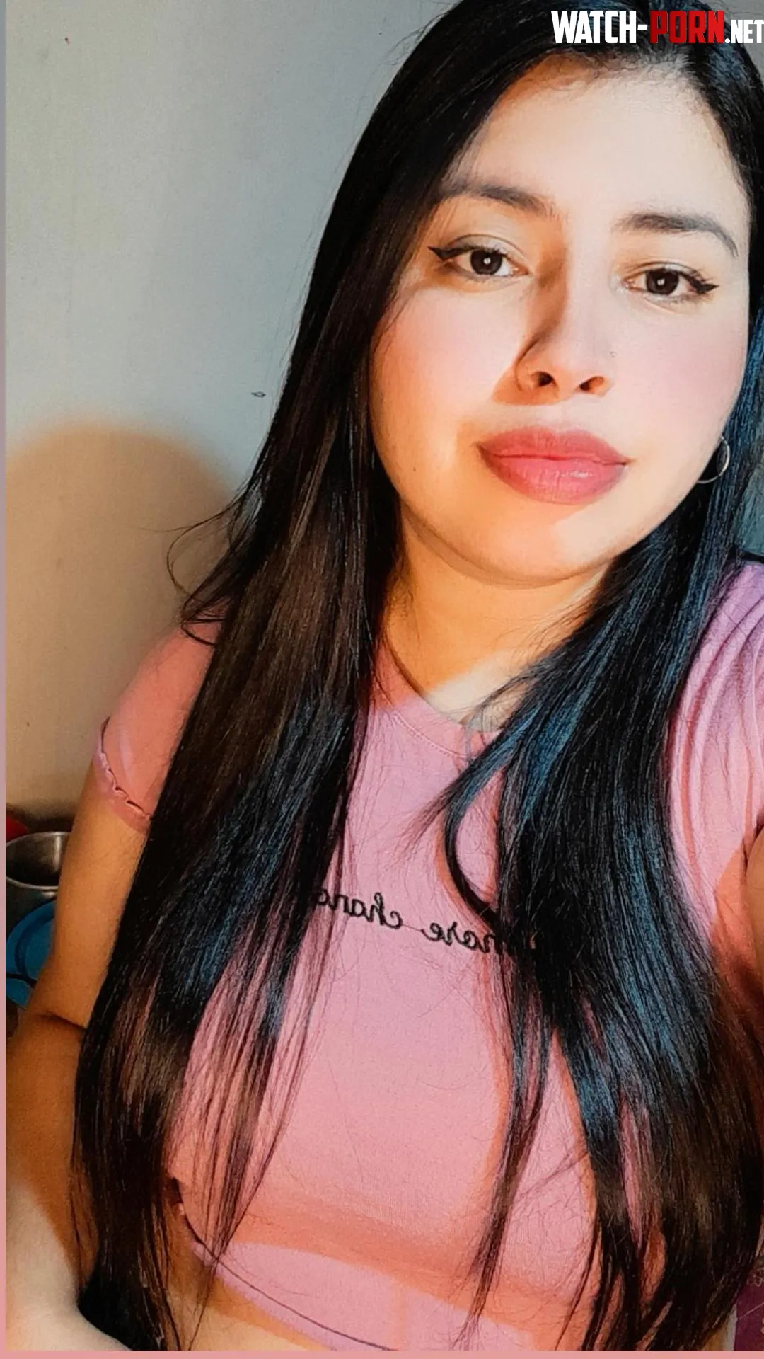 I love my pink croptop I think the color suits me  by SweetEmma25